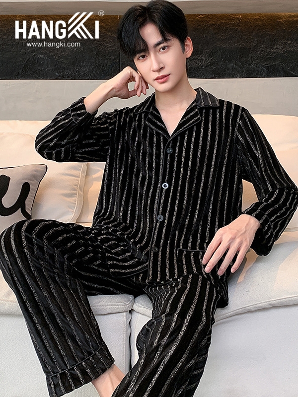 TD505 - Đồ Ngủ Pijama Nam Tay Dài Quần Dài Cotton