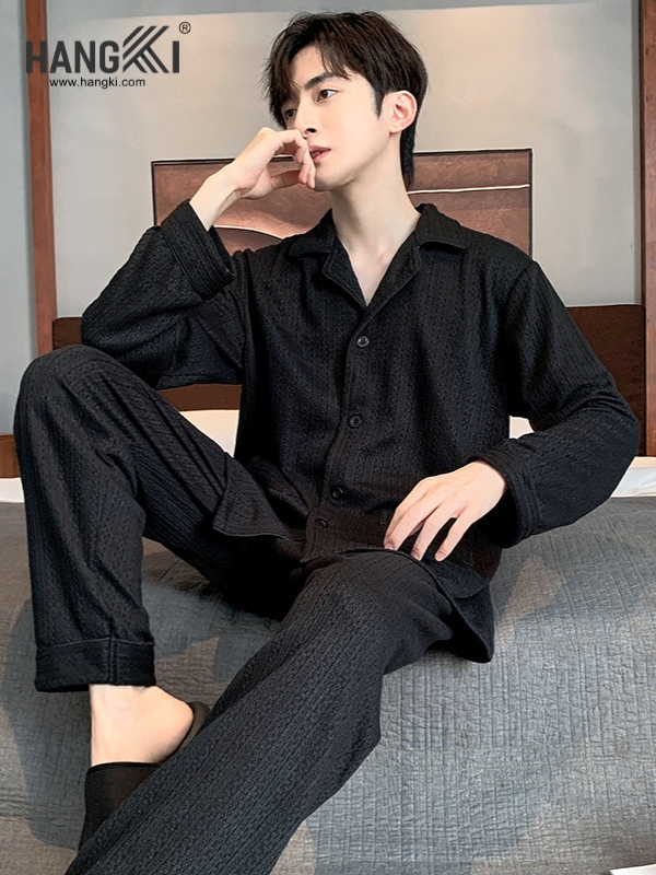 TD506 - Đồ Ngủ Pijama Nam Tay Dài Quần Dài Cotton