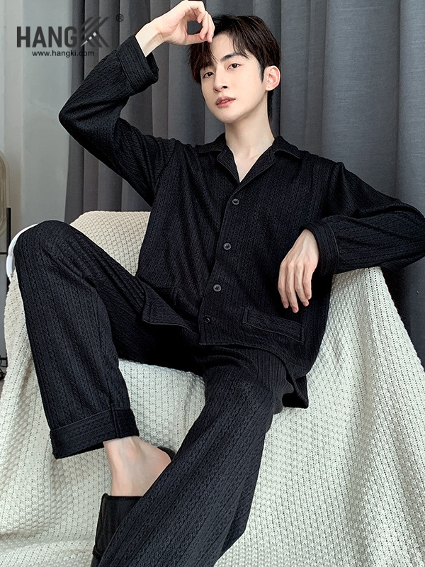 TD506 - Đồ Ngủ Pijama Nam Tay Dài Quần Dài Cotton