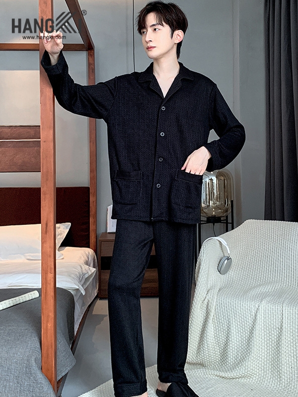 TD506 - Đồ Ngủ Pijama Nam Tay Dài Quần Dài Cotton