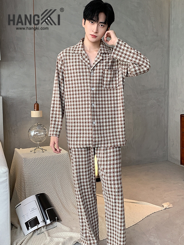 TD507 - Đồ Ngủ Pijama Nam Tay Dài Quần Dài Cotton