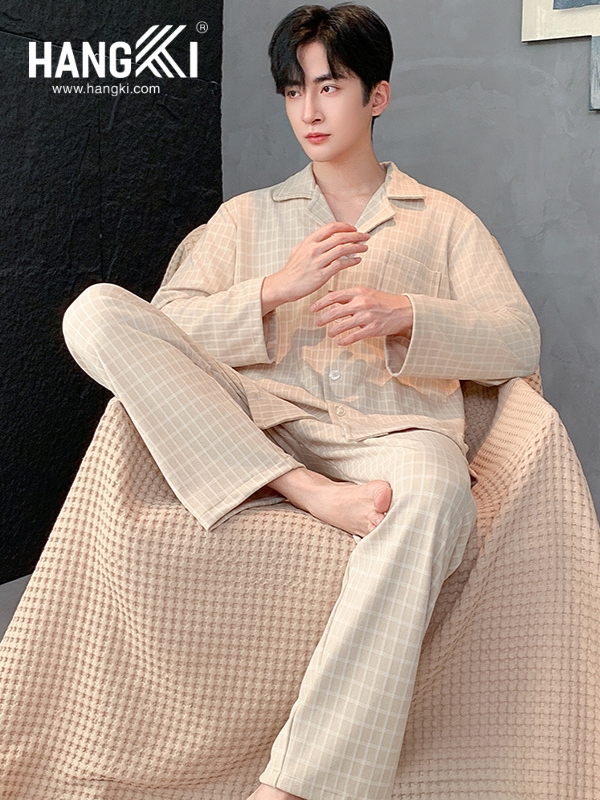 TD508 - Đồ Ngủ Pijama Nam Tay Dài Quần Dài Cotton