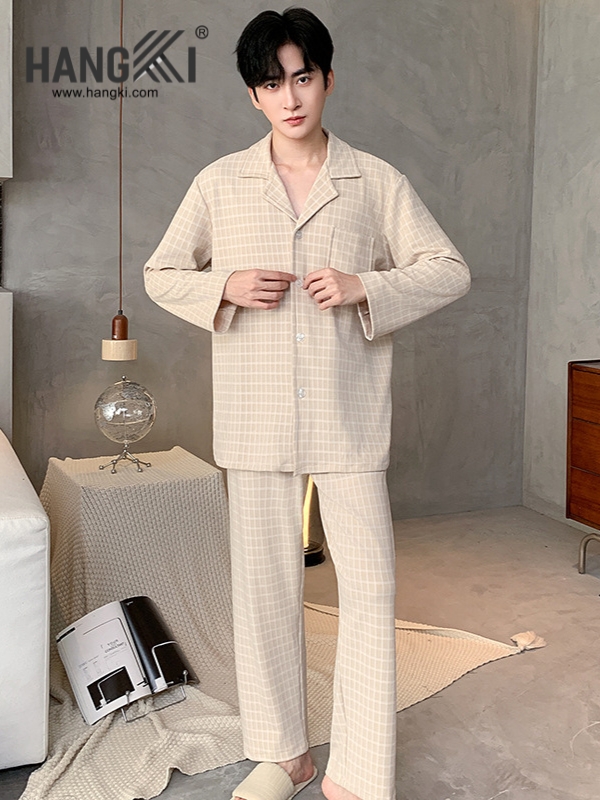 TD508 - Đồ Ngủ Pijama Nam Tay Dài Quần Dài Cotton