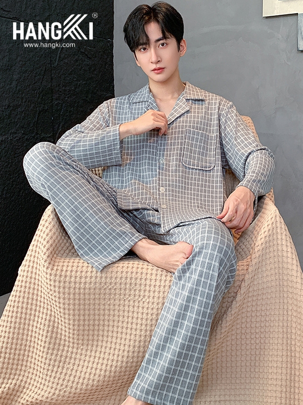 TD508 - Đồ Ngủ Pijama Nam Tay Dài Quần Dài Cotton