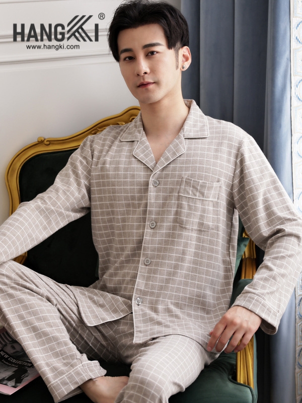 TD509 - Đồ Ngủ Pijama Nam Tay Dài Quần Dài Cotton