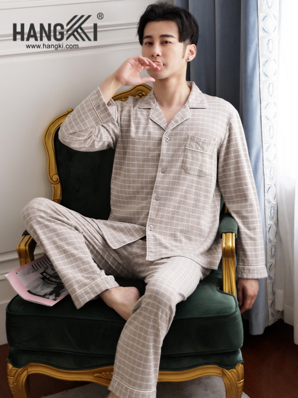 TD509 - Đồ Ngủ Pijama Nam Tay Dài Quần Dài Cotton