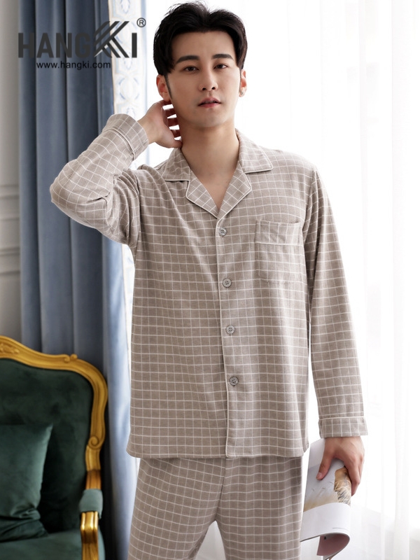 TD509 - Đồ Ngủ Pijama Nam Tay Dài Quần Dài Cotton