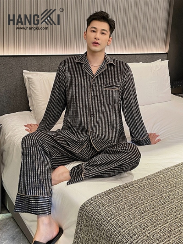 TD511 - Đồ Ngủ Pijama Nam Tay Dài Quần Dài Cotton