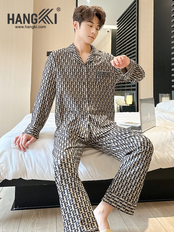 TD513 - Đồ Ngủ Pijama Nam Tay Dài Quần Dài Cotton