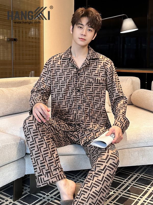 TD515 - Đồ Ngủ Pijama Nam Tay Dài Quần Dài Cotton
