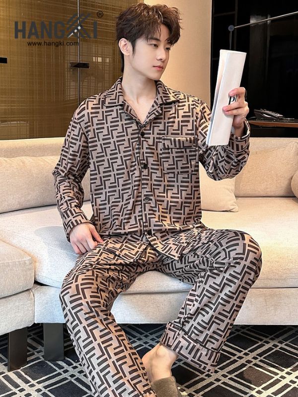 TD515 - Đồ Ngủ Pijama Nam Tay Dài Quần Dài Cotton