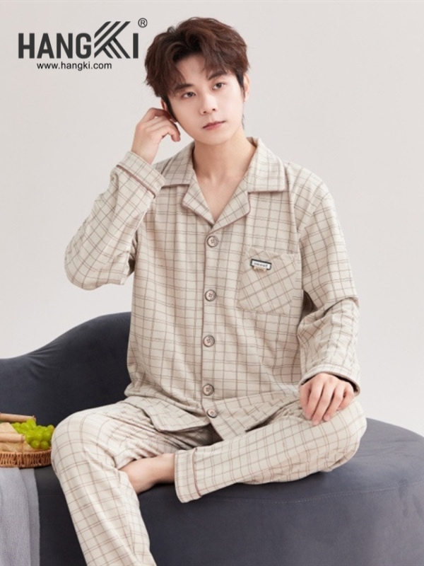 TD516 - Đồ Ngủ Pijama Nam Tay Dài Quần Dài Cotton
