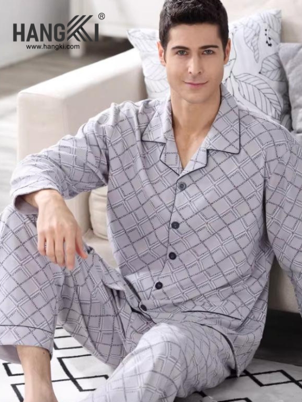 TD518 - Đồ Ngủ Pijama Nam Tay Dài Quần Dài Cotton