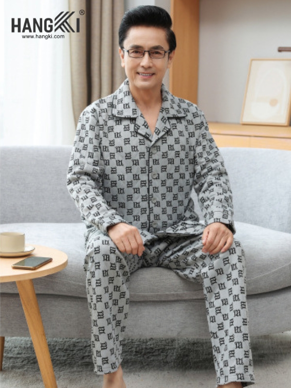 TD528 - Đồ Ngủ Pijama Nam Tay Dài Quần Dài Cotton