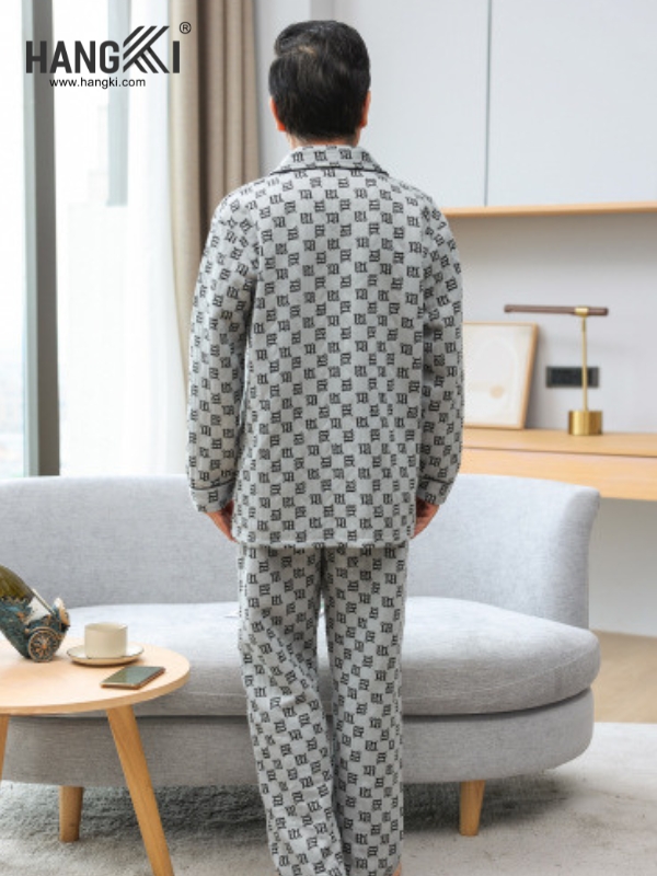 TD528 - Đồ Ngủ Pijama Nam Tay Dài Quần Dài Cotton