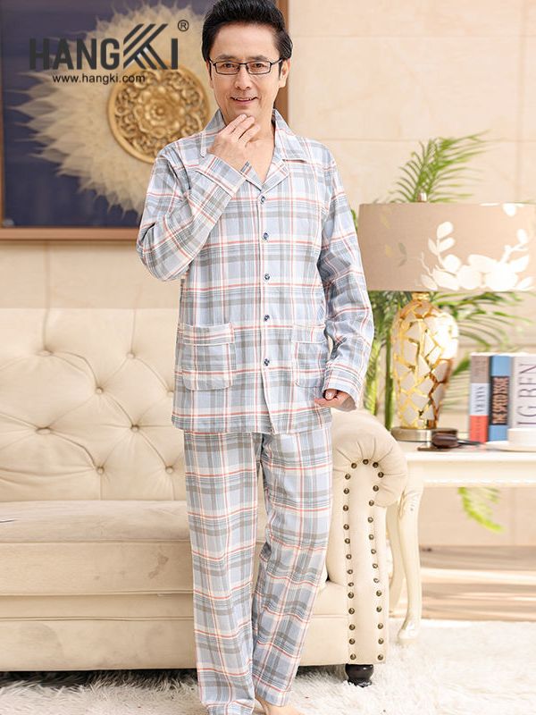 TD530 - Đồ Ngủ Pijama Nam Tay Dài Quần Dài Cotton