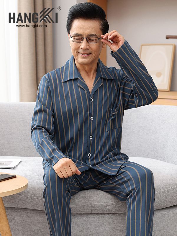 TD532 - Đồ Ngủ Pijama Nam Tay Dài Quần Dài Cotton