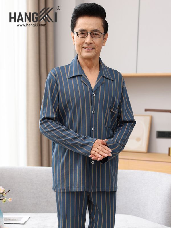 TD532 - Đồ Ngủ Pijama Nam Tay Dài Quần Dài Cotton