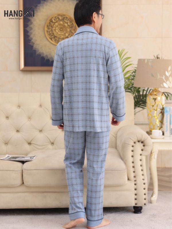 TD533 - Đồ Ngủ Pijama Nam Tay Dài Quần Dài Cotton