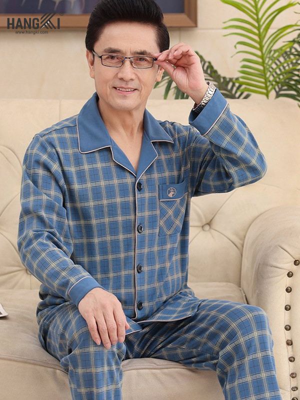 TD533 - Đồ Ngủ Pijama Nam Tay Dài Quần Dài Cotton