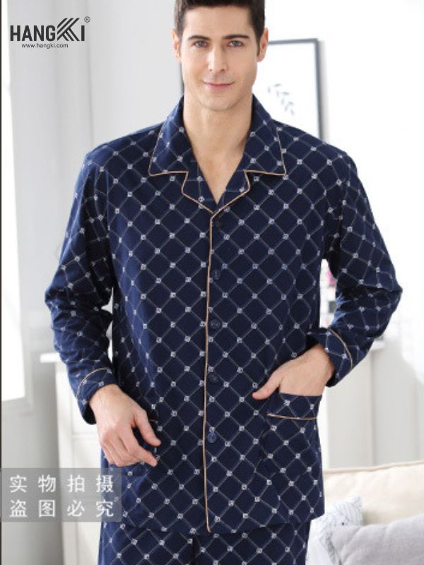 TD54 - Đồ Ngủ Pijama Nam Tay Dài Quần Dài Cotton
