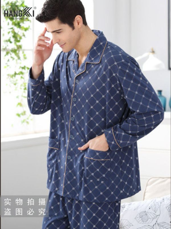 TD54 - Đồ Ngủ Pijama Nam Tay Dài Quần Dài Cotton