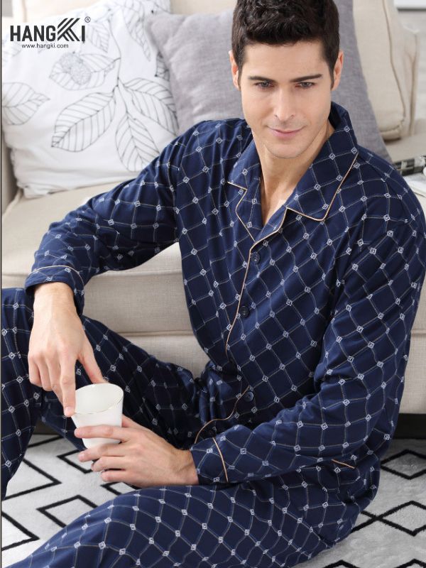 TD54 - Đồ Ngủ Pijama Nam Tay Dài Quần Dài Cotton