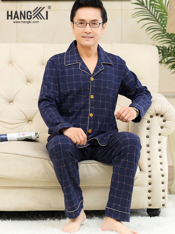 TD540 - Đồ Ngủ Pijama Nam Tay Dài Quần Dài Cotton