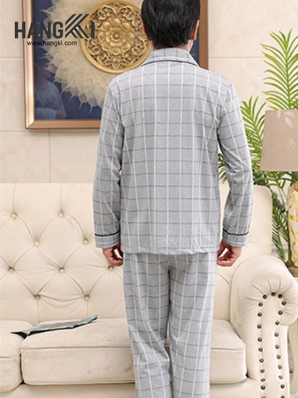 TD541 - Đồ Ngủ Pijama Nam Tay Dài Quần Dài Cotton