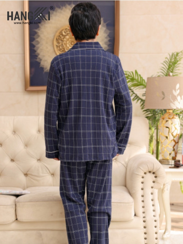 TD544 - Đồ Ngủ Pijama Nam Tay Dài Quần Dài Cotton