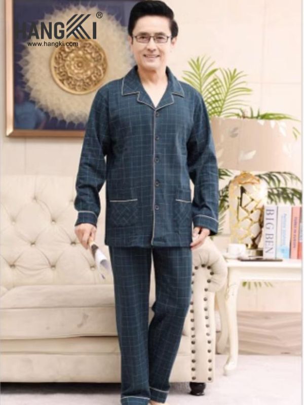 TD545 - Đồ Ngủ Pijama Nam Tay Dài Quần Dài Cotton