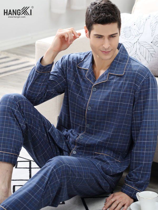 TD56 - Đồ Ngủ Pijama Nam Tay Dài Quần Dài Cotton