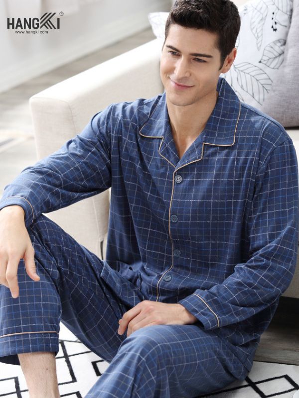 TD56 - Đồ Ngủ Pijama Nam Tay Dài Quần Dài Cotton