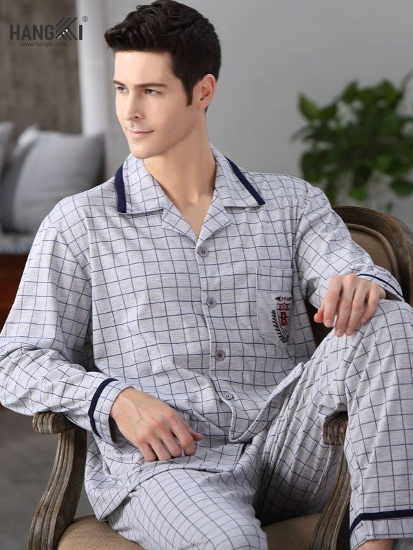 TD57 - Đồ Ngủ Pijama Nam Tay Dài Quần Dài Cotton