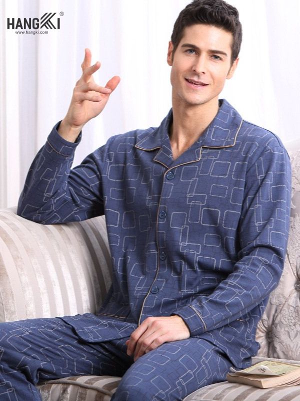 TD59 - Đồ Ngủ Pijama Nam Tay Dài Quần Dài Cotton