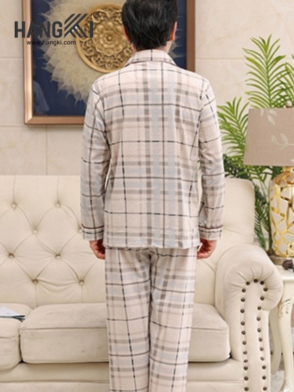 TD69 - Đồ Ngủ Pijama Nam Tay Dài Quần Dài Cotton