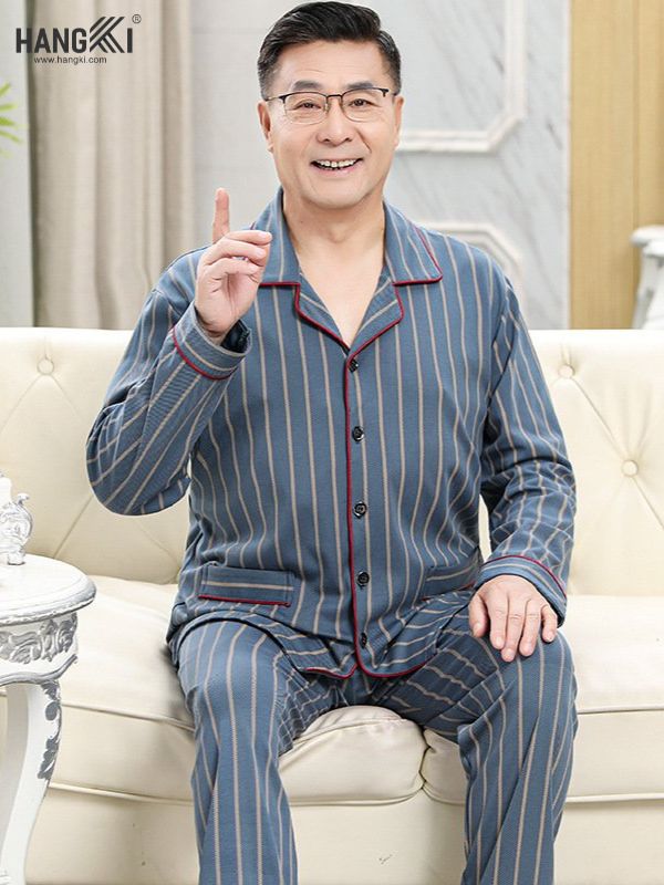 TD72 - Đồ Ngủ Pijama Nam Tay Dài Quần Dài Cotton