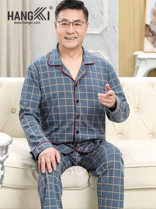 TD73 - Đồ Ngủ Pijama Nam Tay Dài Quần Dài Cotton