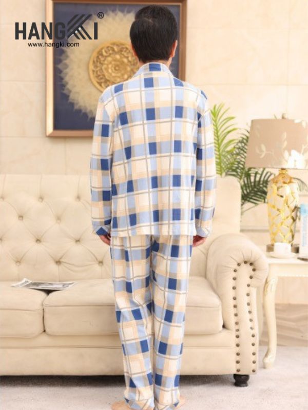 TD75 - Đồ Ngủ Pijama Nam Tay Dài Quần Dài Cotton