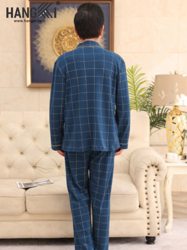 TD76 - Đồ Ngủ Pijama Nam Tay Dài Quần Dài Cotton