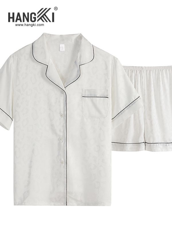 TN05 - Đồ Ngủ Pijama Nam Lụa Ngắn
