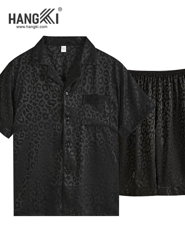 TN05 - Đồ Ngủ Pijama Nam Lụa Ngắn