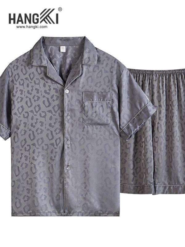 TN05 - Đồ Ngủ Pijama Nam Lụa Ngắn