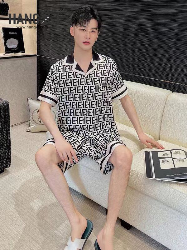 TN17 - Đồ Ngủ Pijama Nam Lụa Ngắn