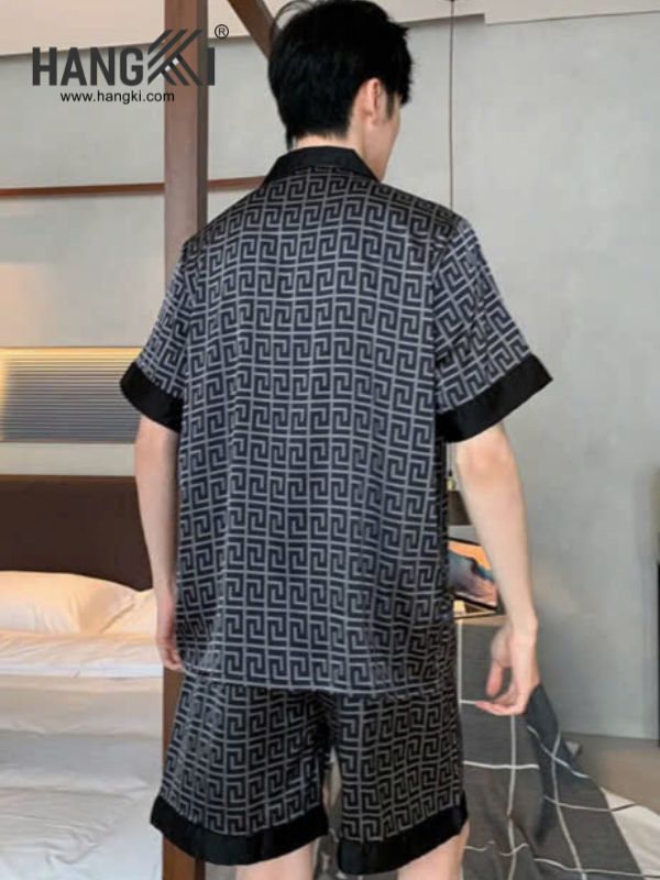 TN29 - Đồ Ngủ Pijama Nam Lụa Ngắn