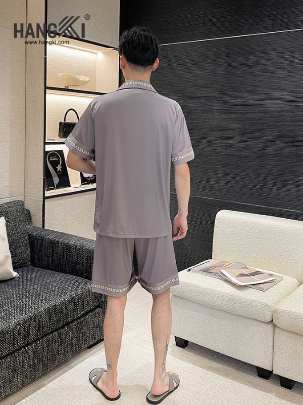TN32 - Đồ Ngủ Pijama Nam Lụa Ngắn