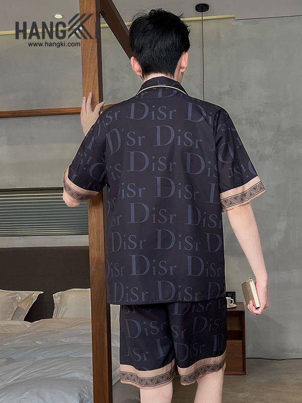 TN33 - Đồ Ngủ Pijama Nam Lụa Ngắn