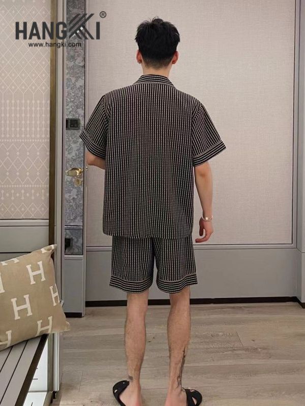 TN34 - Đồ Ngủ Pijama Nam Lụa Ngắn