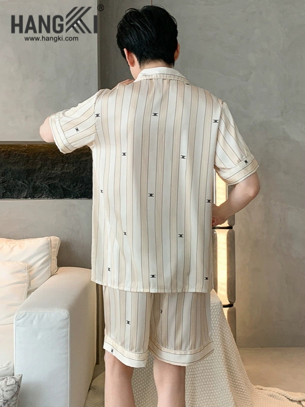 TN40 - Đồ Ngủ Pijama Nam Lụa Ngắn