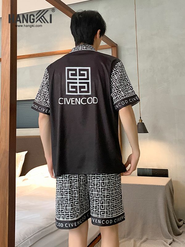 TN41 - Đồ Ngủ Pijama Nam Lụa Ngắn